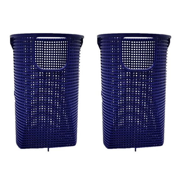 2X Swimming Pool Pump Basket Strainer Skimmer Baskets Pool Filter Basket Replacement Tank Skimmers Pool Accessories,2 x Swimming Pool Filter Basket,Blue