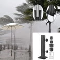 thumbnail image 5 of Necvior Outdoor Deck Umbrella Mount Bracket Replacement Clamps Deck Mount for Garden, 5 of 8