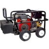 BE Pressure PE-4020HWEBCOM Gas Pressure Washer for Honda GX630 Engine Belt Drive, 4000 psi, 5.3 GPM, Black/Red