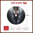 thumbnail image 2 of Disketp Elegant Feathered Floral Wings Christmas Tree Skirt, Christmas Tree Decorations, Christmas Decor, Tree Mat Decoration(30-48IN)-30", 2 of 6