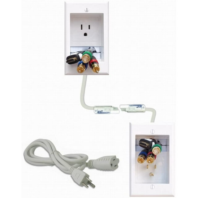 PowerBridge SSPBIW6BK Single Solution InWall Power Extension Kit