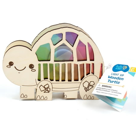 Hello Hobby Light Up Wood Turtle