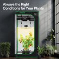 thumbnail image 3 of VIVOSUN GIY Smart Grow Tent System 2.7x2.7, WiFi-Integrated Grow Tent Kit, with Automate Ventilation and Circulation, Schedule Full Spectrum 150W LED Grow Light, and GrowHub E42A+ Controller, 3 of 8