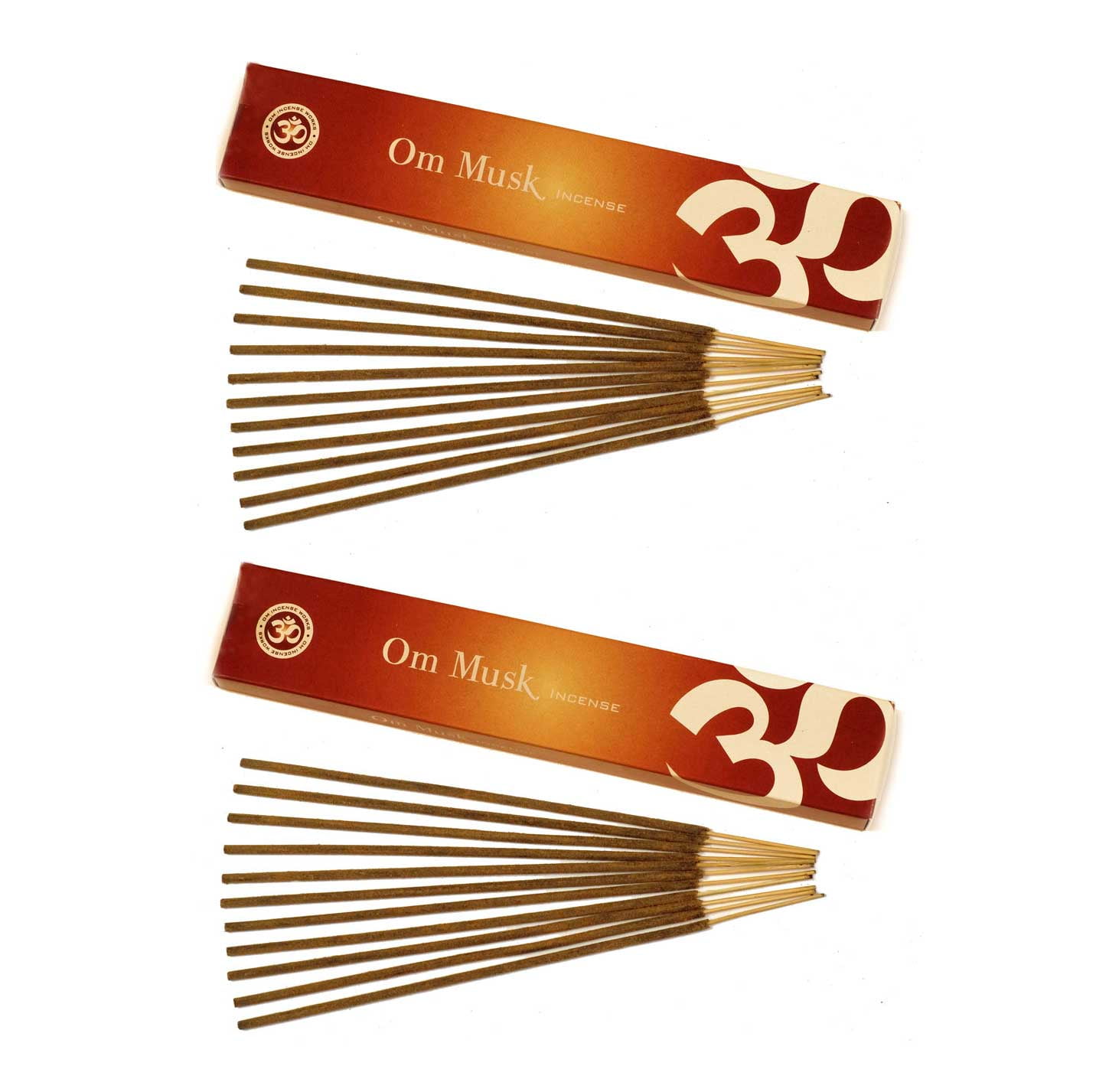 Om Incense Works Natural Fragrance Incense Sticks 2 Pack (15 grams per