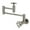 Brushed Nickel, variant on Kingston Brass KS8101RX Belknap Wall Mount Pot Filler Faucet, Polished Chrome