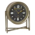 thumbnail image 1 of Plutus PBTH92415 Modern Metal Table Top Clock, Silver, 1 of 1