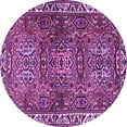 thumbnail image 1 of Ahgly Company Indoor Round Persian Purple Traditional Area Rugs, 8' Round, 1 of 4