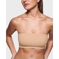 thumbnail image 3 of Sostén Bandeau INLYRIC Sin Costuras Elástico Sin Relleno Beige M, 3 of 5
