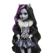 Monster High Doll with Posters, Clawdeen Wolf in Black and White