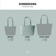 thumbnail image 3 of Bolsa de playa Simple Modern Getaway Sea Glass Sage impermeable, 3 of 7