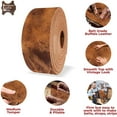 thumbnail image 3 of European Leather Work Buffalo Belt Blanks 8-10 oz. 3-4mm  Size: 2"x60" 5.1x152.4cm  Vintage Tan Color  Full Grain Leather Belt/Straps/Strips DIY, Tooling, Holsters, Knife Sheaths, Furniture, 3 of 8