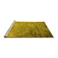 thumbnail image 2 of Ahgly Company Machine Washable Indoor Rectangle Oriental Yellow Industrial Area Rugs, 5' x 7', 2 of 4