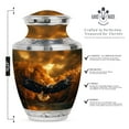 thumbnail image 2 of KARYLIZ Eagle with Rain Clouds Urn For Ashes Adult Male & Female - Keepsake Mini Urns, Cremation Urns for Human Ashes, Funeral Decorative Urn For Women & Men (Combo Of 10" & 3" Pack Of 5), 2 of 2