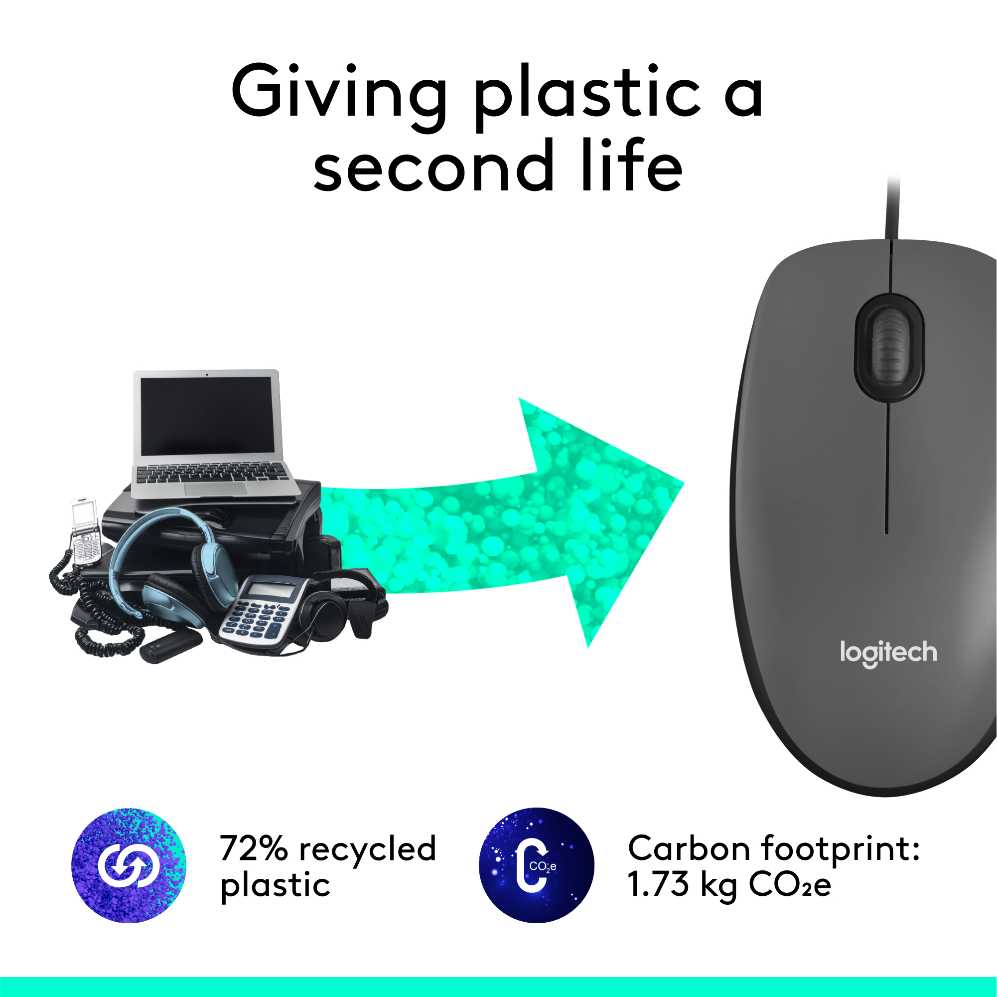 Logitech M100 Wired Optical Mouse photo 4