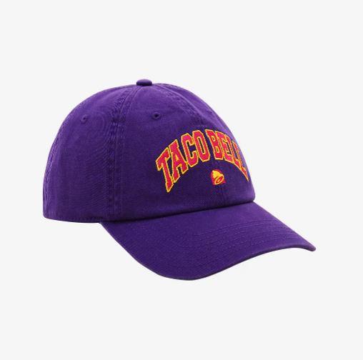 Taco Bell Logo Dark Purple Hat 