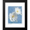 thumbnail image 2 of Melious, Amy 12x14 Black Modern Framed Museum Art Print Titled - Cosmos on Blue II, 2 of 5