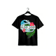 thumbnail image 1 of Retro Ron Jon Women's 180g Cotton T-Shirt - Tropical Floral Print Short Sleeve Tee, Dual-Sided Beach Shirt with Round Neck, Casual Summer Top for Streetwear & Gifts, Giftready Clothing | Playful, 1 of 6