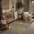 thumbnail image 3 of BERTHMEER 3'x5' Small Washable Area Rugs for Entryway Entrance Kitchen Bedroom Office Rugs Non Slip Vintage Traditional Oriental Distressed Throw Rugs,Gradient Brown, 3 of 6