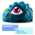 thumbnail image 2 of Kids Bike Helmet with Light, Dinosaur Helmet Adjustable or Toddler Children Boys & Girls, Multi Sports (LakeBlue), 2 of 5