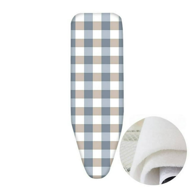 Estbridge AUQ Housse de Planche à Repasser Protection Thermique Améliorée Couche Argentée Housse et Coussin de Planche à Repasser Non Toxique Évacuation de l'Humidité Repassage