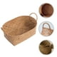 thumbnail image 4 of Cesta tejida Cesta de almacenamiento de pasos naturales Canasta de almacenamiento de cesta de cesta, 4 of 6