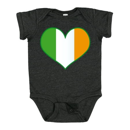 

Inktastic Irish Flag Heart St Patricks Gifts Gift Baby Boy or Baby Girl Bodysuit