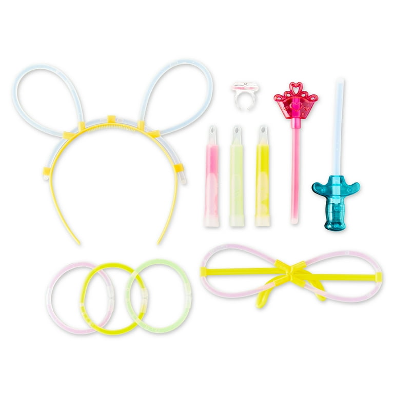 Way To Celebrate Multicolor Glow Party Favors Set, 200 Pieces with