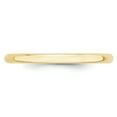 thumbnail image 3 of 10K Yellow Gold 2mm Light Weight Half Round Band Size 8.5, 3 of 4