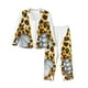 thumbnail image 1 of Fotbe Leopard Gnomes Conjunto de Pijama de Manga Larga para Mujer con Estampado, Ropa de Dormir de 2 Piezas, Conjunto de Casa Suave y Cómodo con Bolsillos-Small, 1 of 7