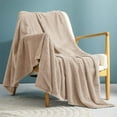 thumbnail image 4 of Super Soft Microfiber Fleece Blanket - All Season Warm Cozy Throw for Bed Sofa Office Nap - Lightweight Yet Warm - Easy Care Shrink Fade Resistant, 4 of 6