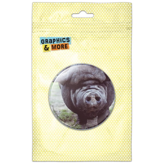 Big Hog Pig Refrigerator Button Magnet