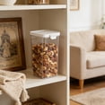 thumbnail image 4 of Transparent Airtight Storage Jars, Stackable Plastic Storage Containers for Kitchen Snacks, Grains, Dried Goods, and Home Organization, Ideal for Grains & Pantry Storage, 4 of 6
