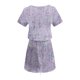 thumbnail image 3 of Mini Vestido de Verano Color Sólido Cuello en V Manga Corta Vestido de Becerro Medio, Vestido Corto de Verano, 3 of 5
