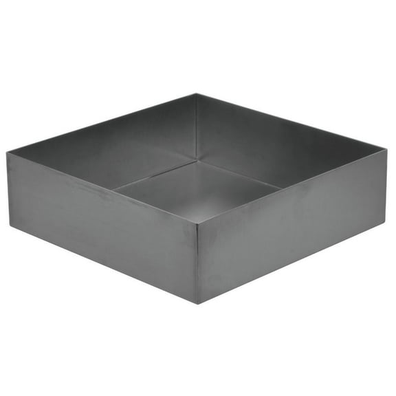 Deli Display Food Pans Stainless Steel - 10"L x 10"W x 3"H