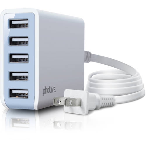 Photive 5Port USB Desktop Rapid Charger