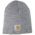 thumbnail image 2 of Carhartt Men's Acrylic Knit Hat,Heather Grey,One Size, 2 of 3