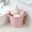 85#Pink, variant on Iron Flower Pot, Vintage Double Ear Metal Bucket for Desktop Storage, Small Industrial Planter for Succulents and Pens, Decorative Iron Container for Bathroom Kitchen and Office
