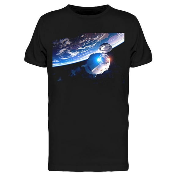 Space Craft With Open Docking T-Shirt Men -Image by Shutterstock, Male x-Large