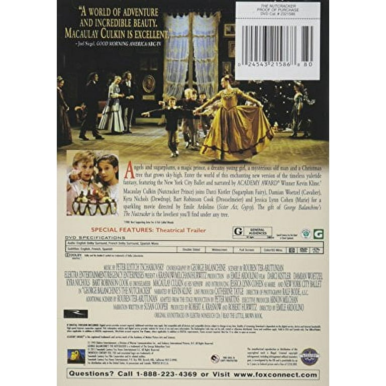 Walmart's The Nutcracker Ballet Christmas Movie (DVD +