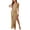 Gold, variant on Vedolay Womens Dress Womens Formal Long/Short Sleeve Wrap V-Neck Ruffle Mini Dresses,Gold L