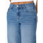 Celebrity Pink Women's and Women's Plus Baggy Wide Leg Jeans, Available in 30, 32, and 34 inseams, Sizes 1-24W