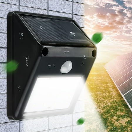 Kingso Outdoor Solar Powered Wall Lights 12 Led Super Bright Motion Kingso Outdoor Solar Powered Wall Lights 12 Led Super Bright Motion Sensor Landscape Lighting Lamp Garden