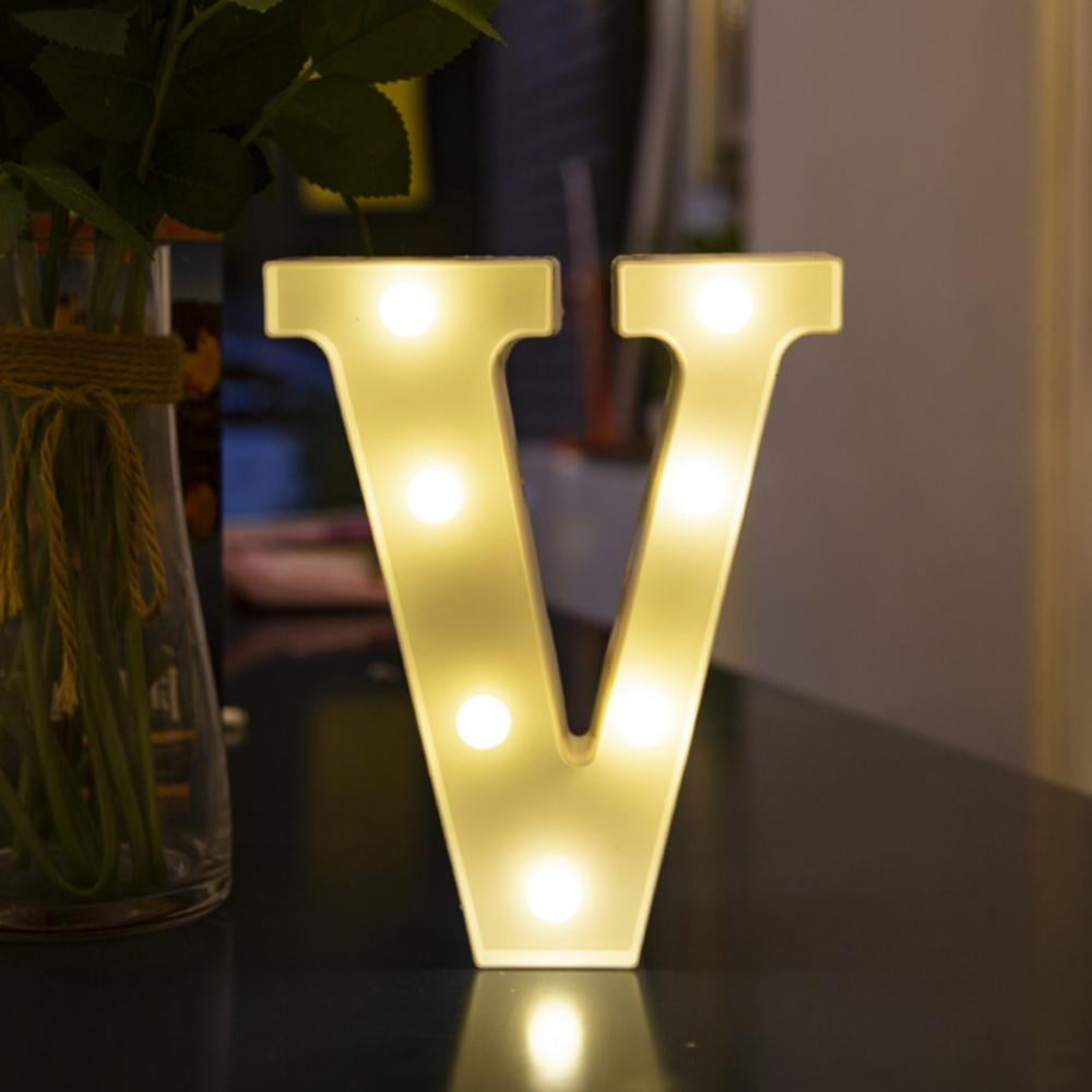 Marquee Letter Lights Sign, Light Alphabet Letter for Home Party Wedding Decoration - Walmart.com