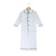 thumbnail image 3 of Ropa de dormir 100% algodón para niños y niñas, pijamas familiares de Color liso con volantes de Navidad, con botones, 3 of 4