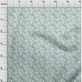 thumbnail image 3 of oneOone Cotton Flex Light Mint Green Fabric Floral Dress Material Fabric Print Fabric By The Yard 40 Inch Wide, 3 of 4