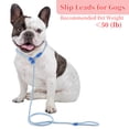 thumbnail image 2 of Unique Bargains Slip for Dogs 5FT No-Pull Dog Leash with Comfortable Rope Design Heavy Duty Training for Small Medium Dogs Blue, 2 of 6