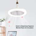thumbnail image 3 of Small Ceiling Fan, Lamp Holder Fan Timing Function 85-265V Lightweight  for Room Closet Garage, 3 of 8
