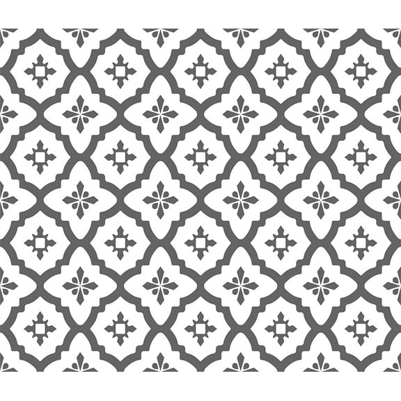 InHome NH3389 Algarve Peel & Stick Backsplash, Black