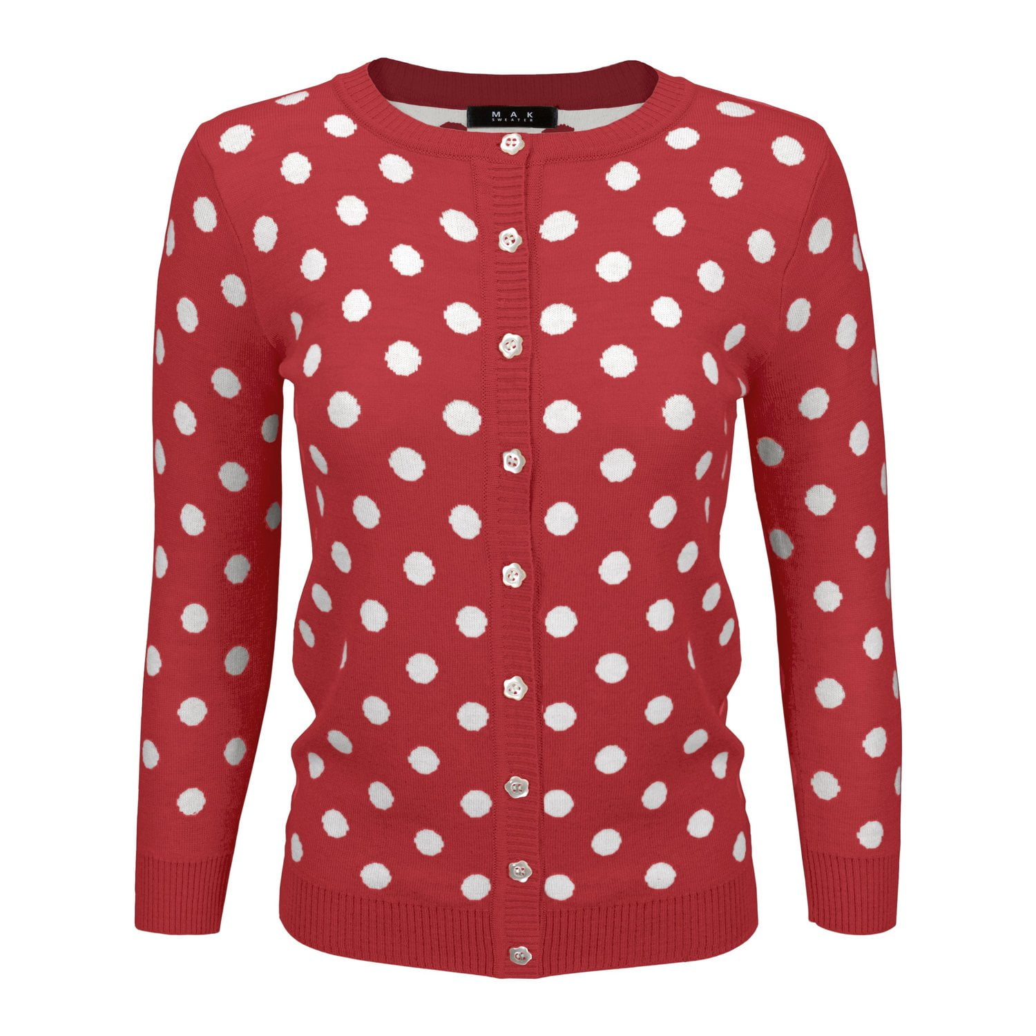 Polka dot sweater women's sales