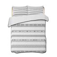 thumbnail image 2 of Black White Geometric Twin Size Down Alternative Comforter, Lightweight Comforter Quilt Bedding Set with Pillow Shams Modern Buffalo Plaid Abstract Art All Seasons Bed Comforter Duvet Insert 68"x86", 2 of 7